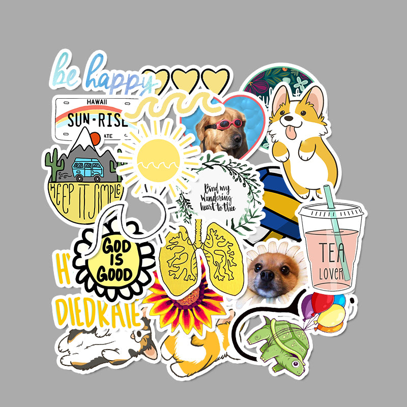50 Aesthetic Summer Stickers