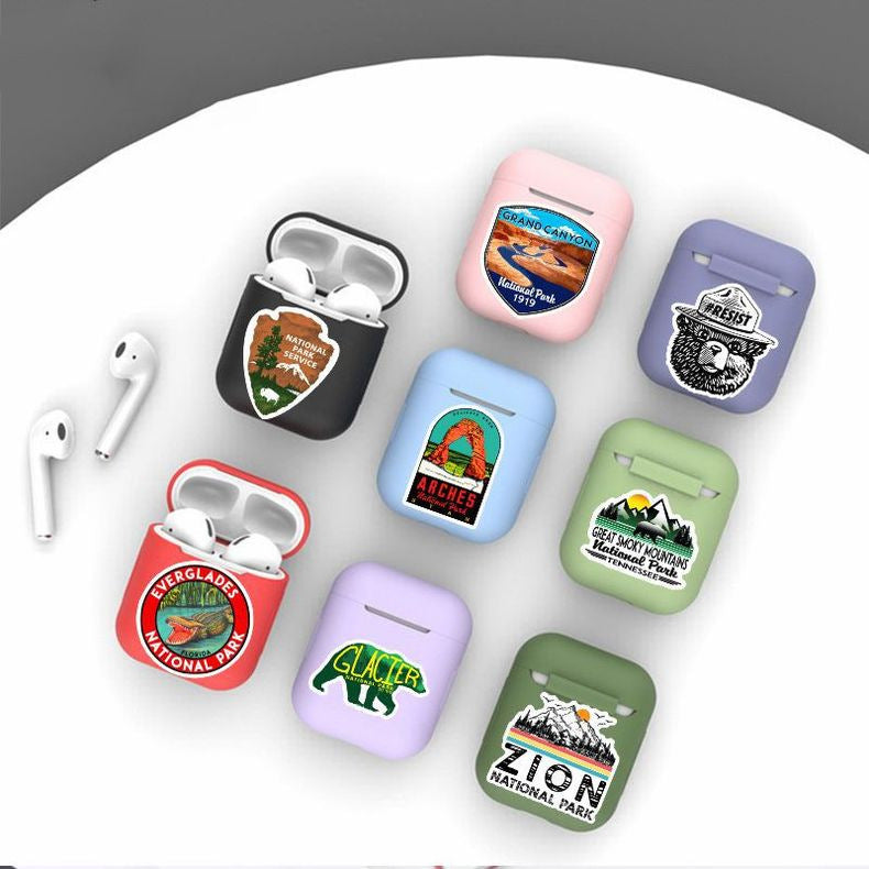 50 National Park PVC Stickers