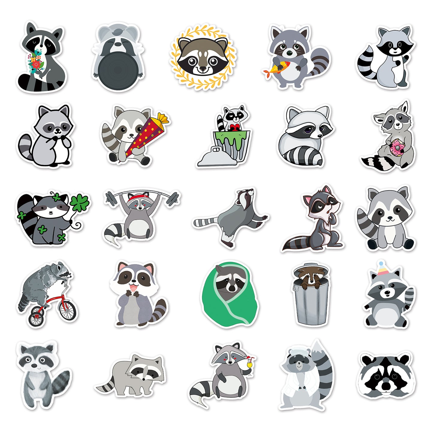 50 High Quality Coati Stickers