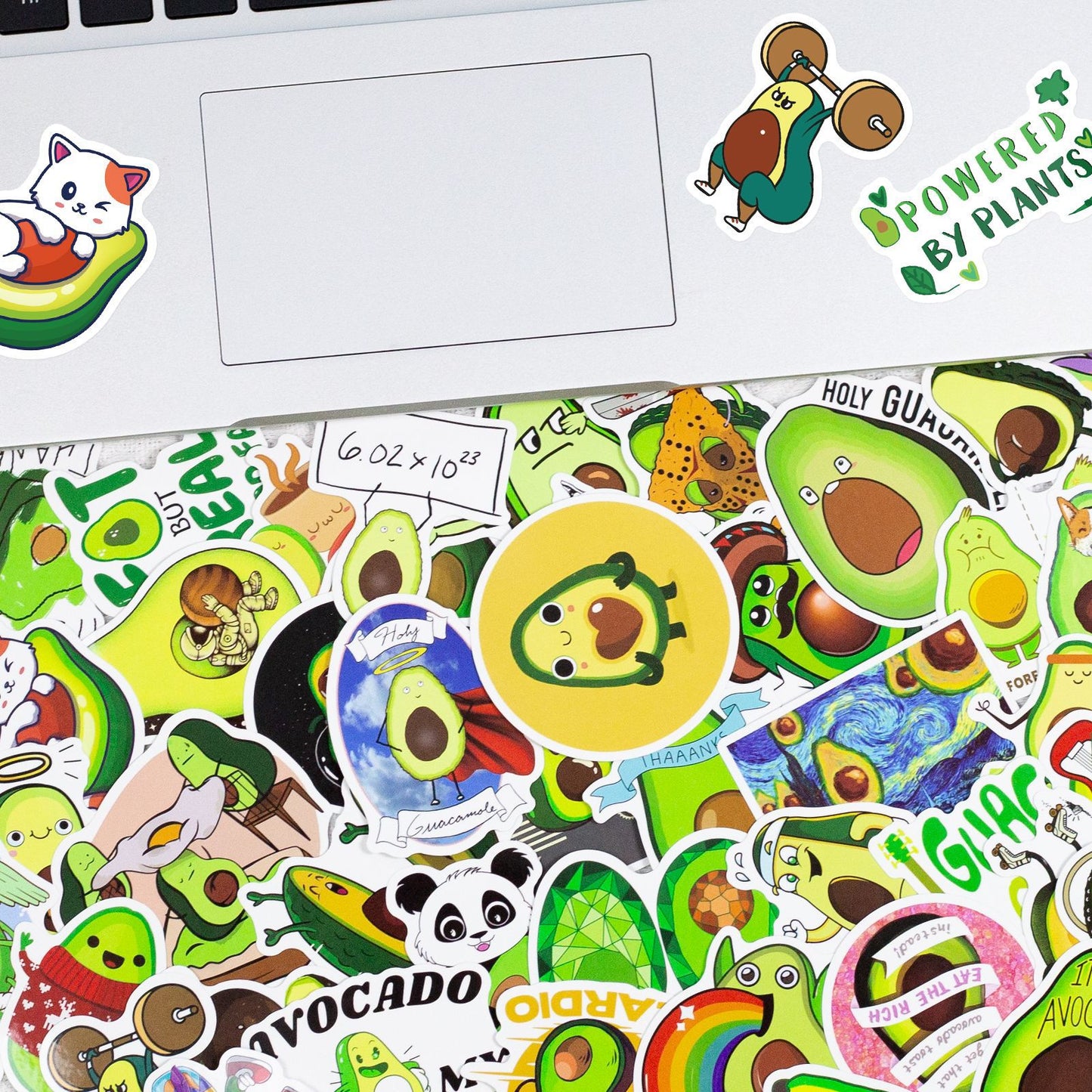 50 Avocado Series Stickers