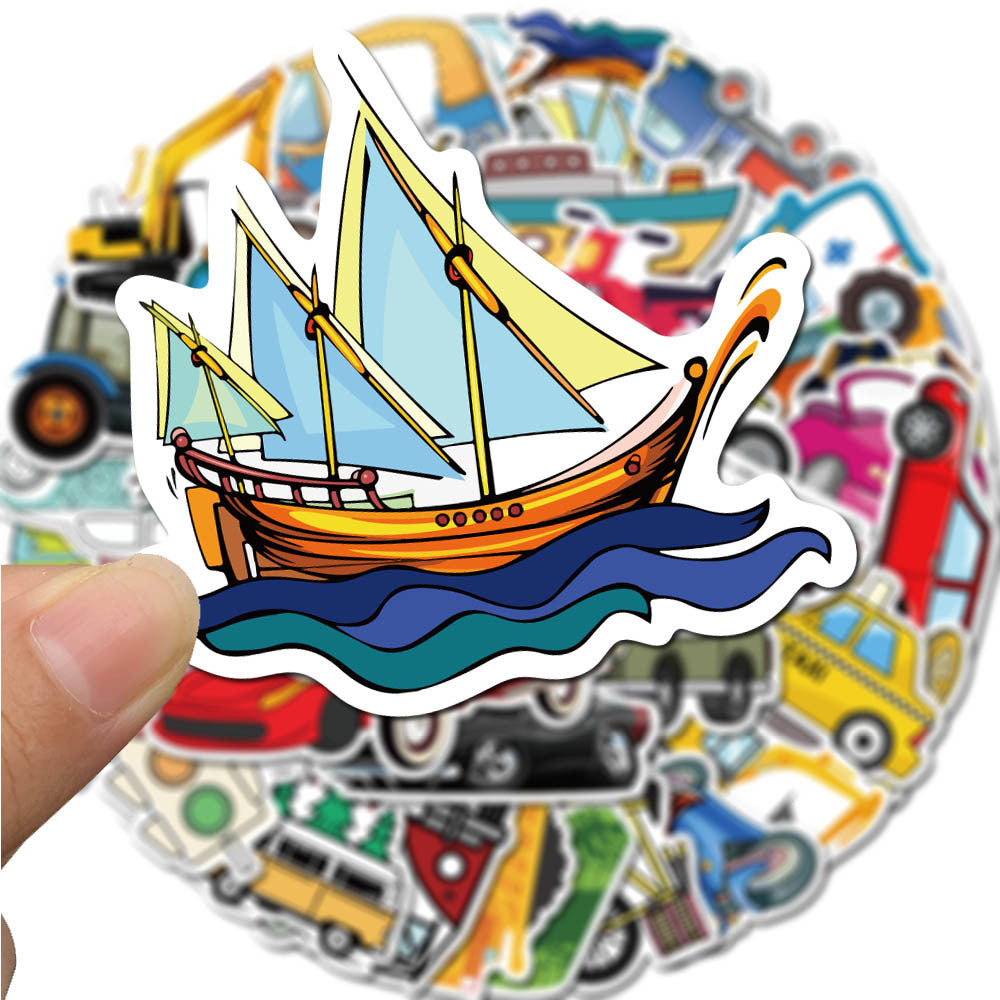 50 Car And Other Vehicle’s Stickers