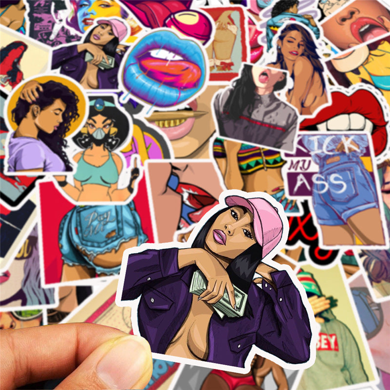 50 Unique Sexy Beauty Stickers