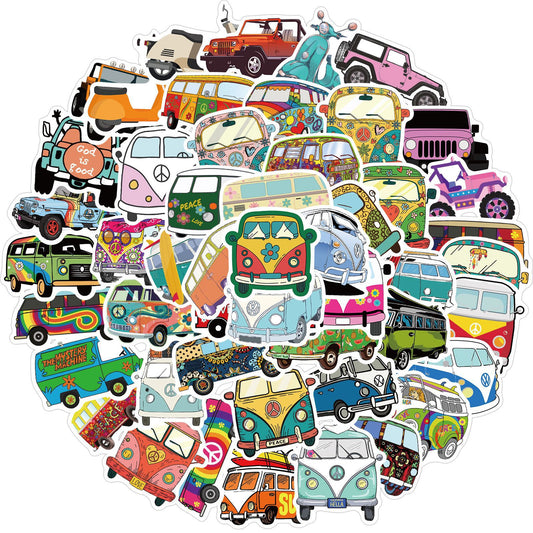 50 Live&Love Travel Car Stickers