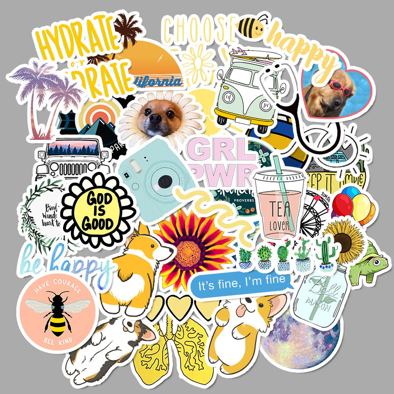 50 Aesthetic Summer Stickers