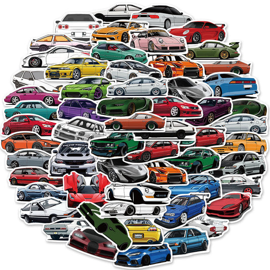 50 Waterproof JDM Car Stickers