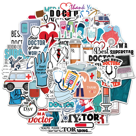 50 Medical Doctor Stickers