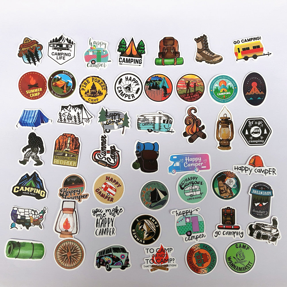 50 Outdoor Camping Stickers