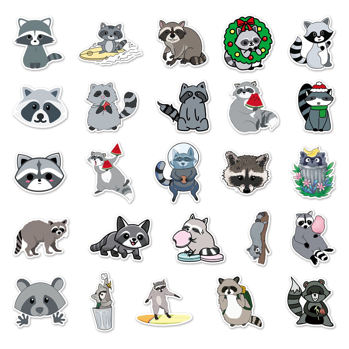 50 High Quality Coati Stickers