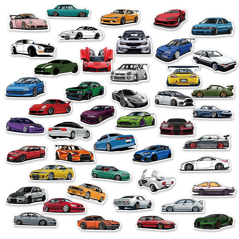 50 Waterproof JDM Car Stickers