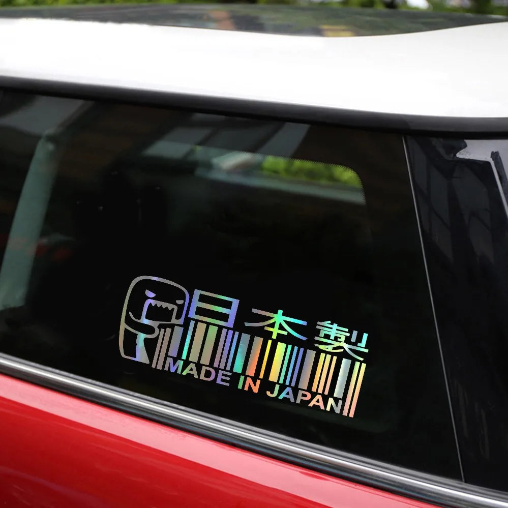 Made In Japan Barcode JDM Car Decal Compatible Sticker