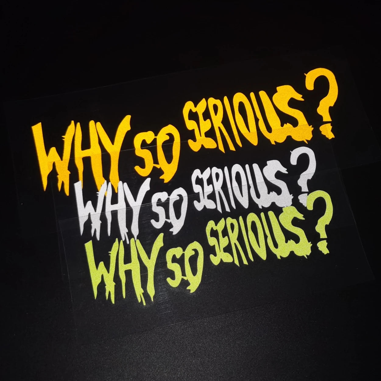 'Why So Serious?' - Joker Car Decal