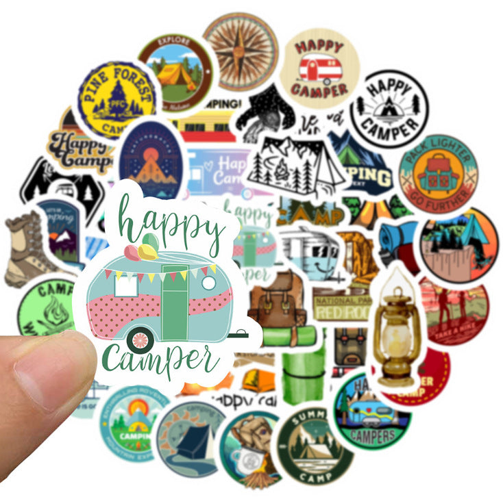 50 Outdoor Camping Stickers