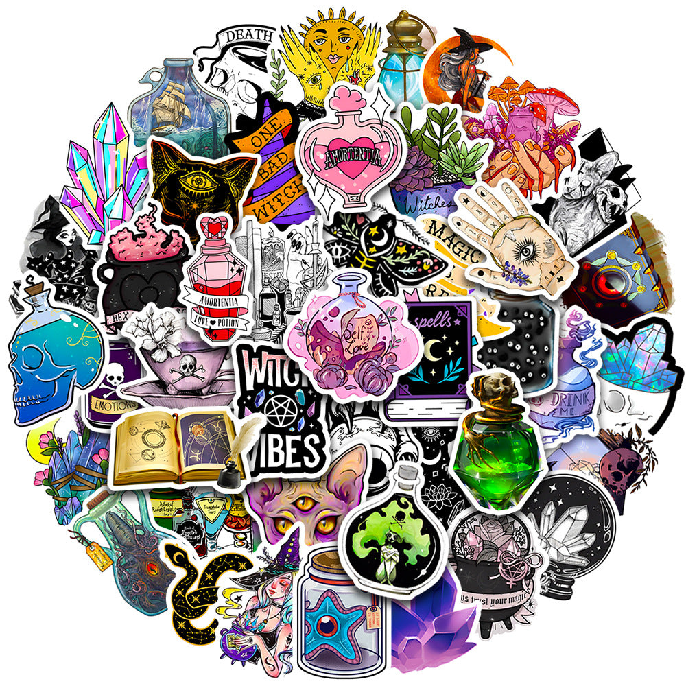 50 Artistic Luggage Stickers