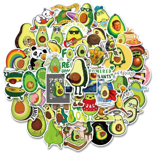 50 Avocado Series Stickers